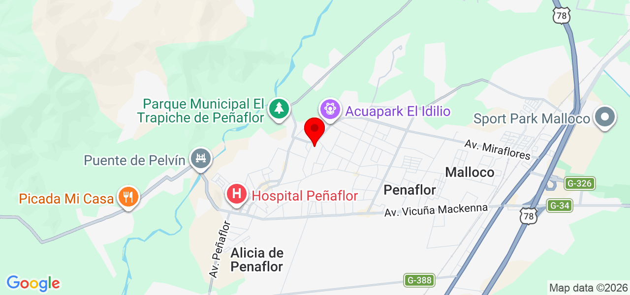 Kutty Davila - Región Metropolitana de Santiago - Talagante - Mapa