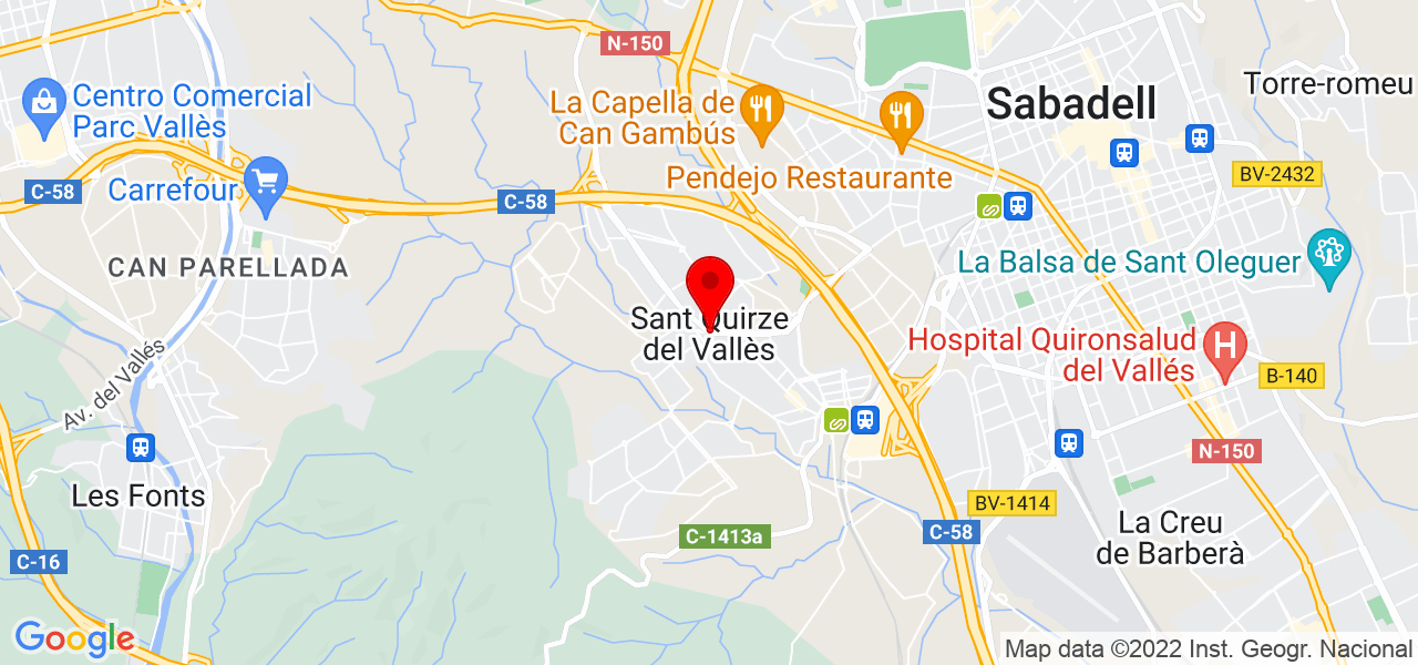Ver&oacute;nica Cortes - Cataluña - Sant Quirze del Vallès - Mapa