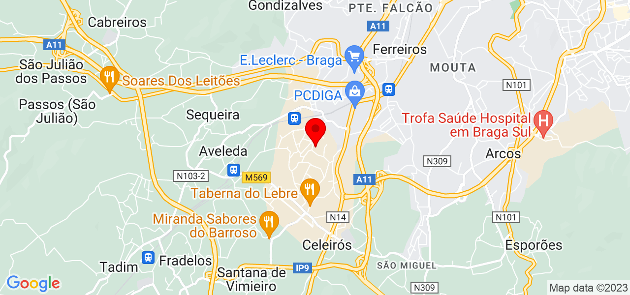 Priscila Pintora - Braga - Braga - Mapa
