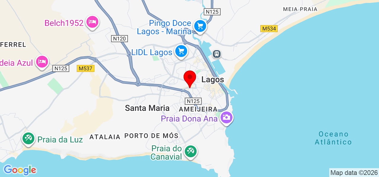 M&A Serviços Residenciais - Faro - Lagos - Karte