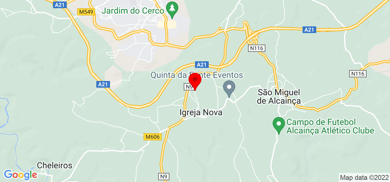 Jos&eacute; Ant&oacute;nio Nunes - Lisboa - Mafra - Mapa