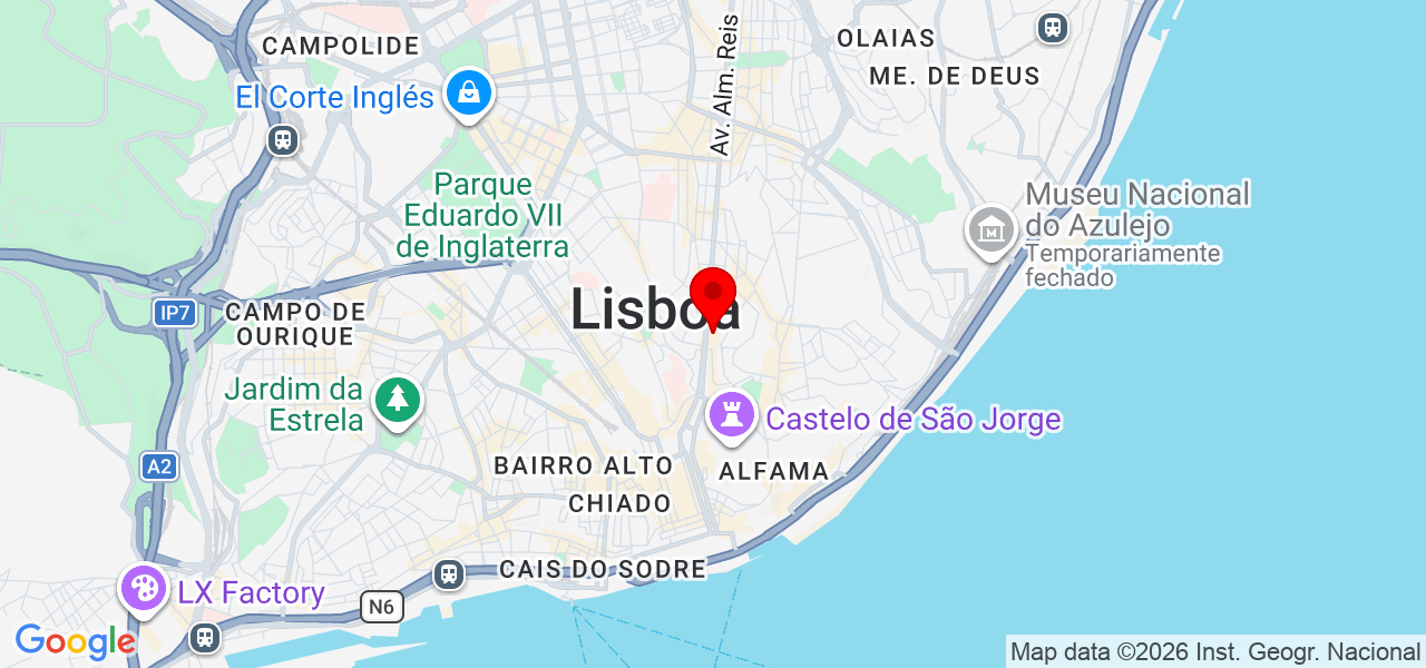 Varanda Misteriosa Unipessoal Lda - Lisboa - Lisboa - Karte