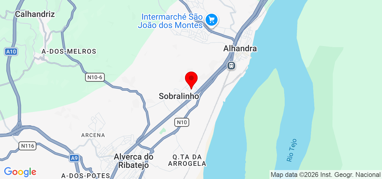 PessoEletro - Lisboa - Vila Franca de Xira - Mapa