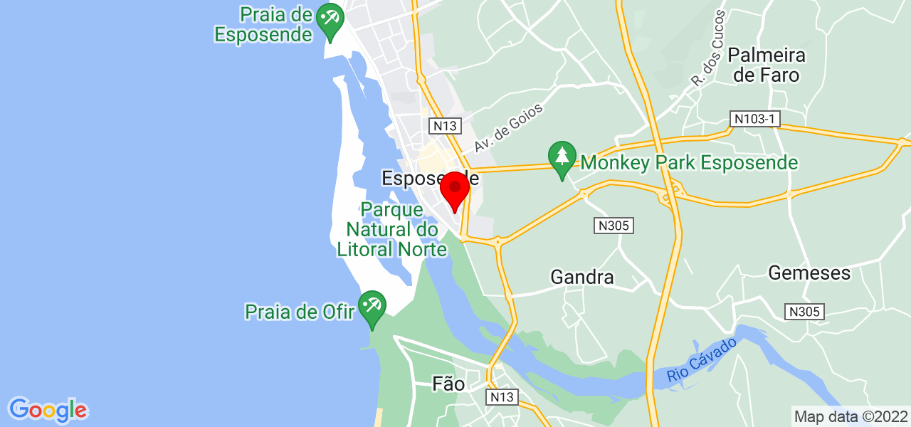 Leila Campos - Braga - Esposende - Mapa