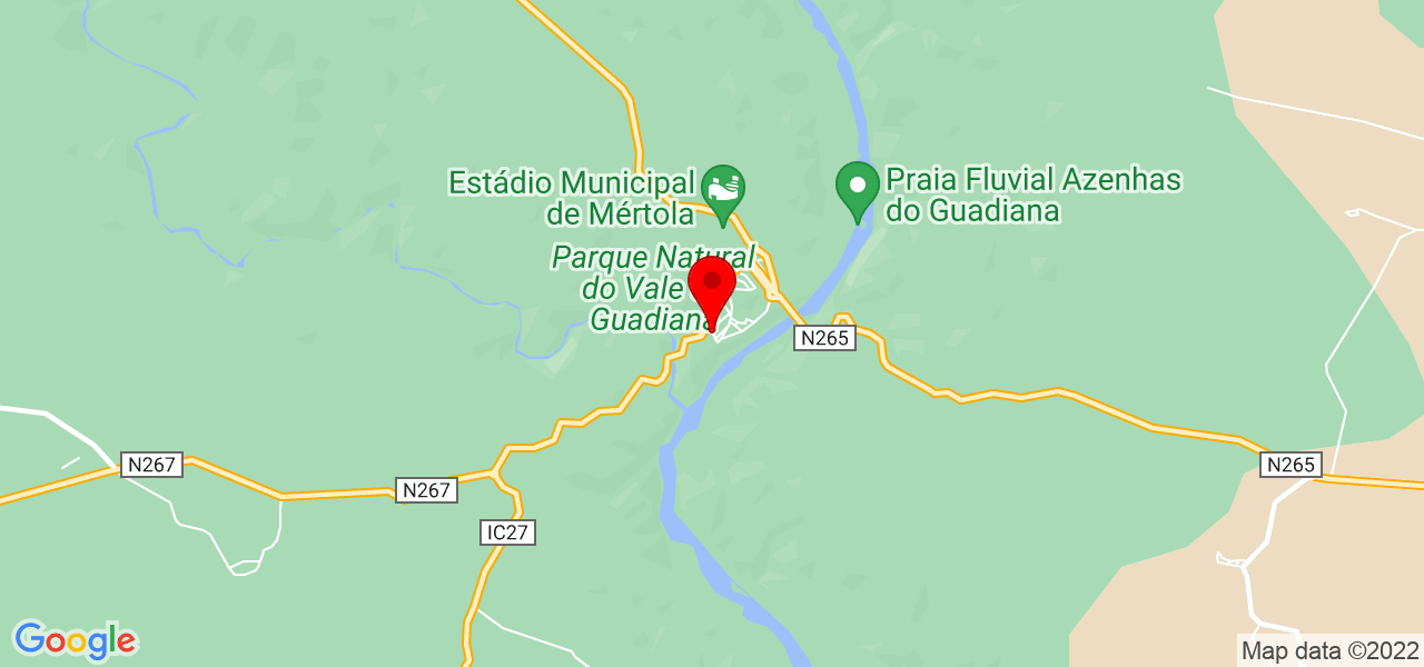 C&eacute;lia Velhinho - Beja - Mértola - Mapa