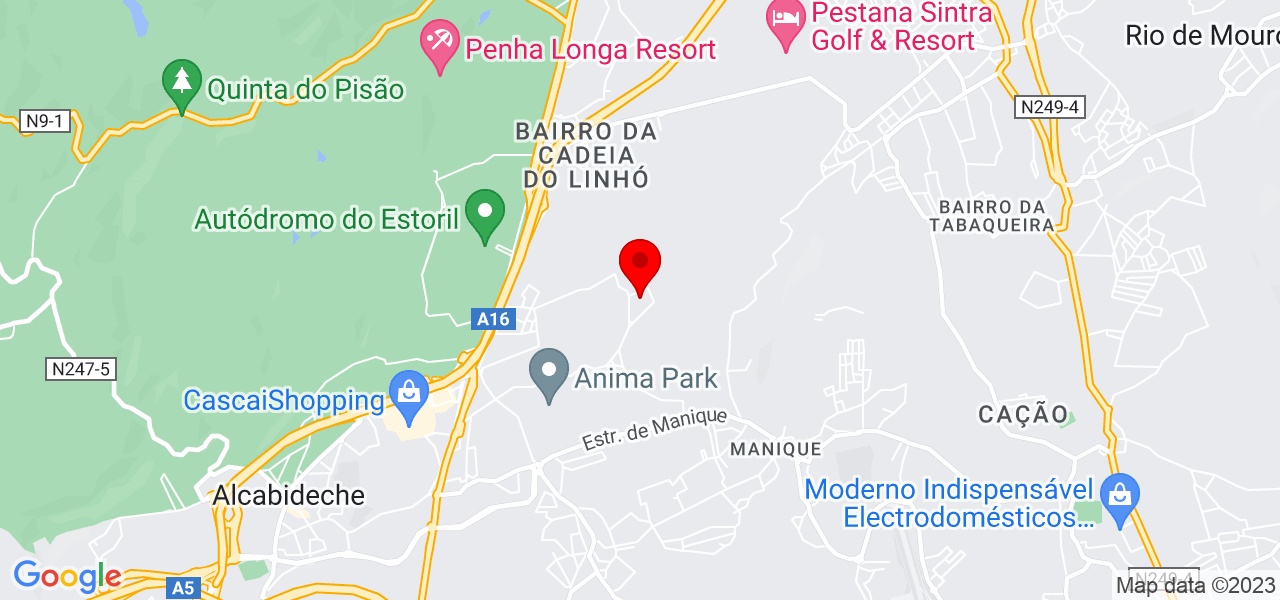 Prof. Vaz - Lisboa - Cascais - Mapa