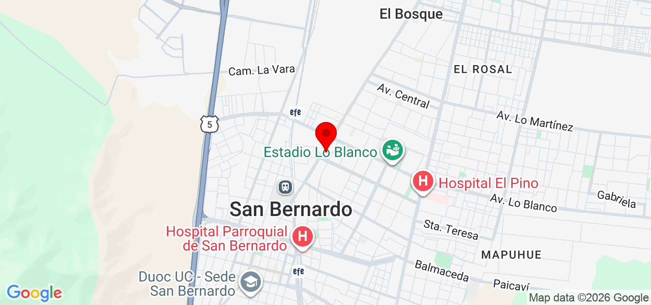 Constanza - Región Metropolitana de Santiago - Maipo - Mapa