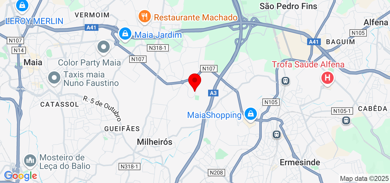 Hugo Figueiredo - Porto - Maia - Map