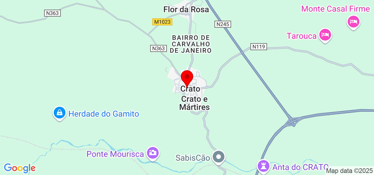 Restaurant - Portalegre - Crato - Map