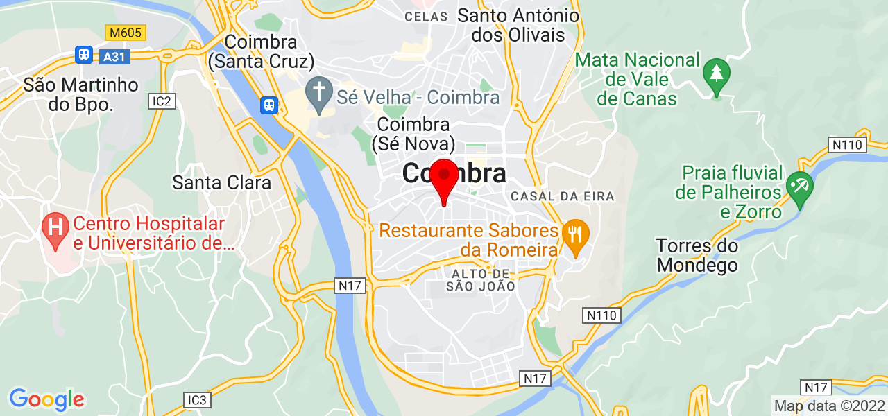 Diana Coelho - Coimbra - Coimbra - Mapa