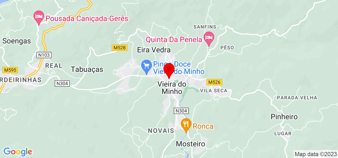 IGOR MIRANDA - Braga - Vieira do Minho - Mapa