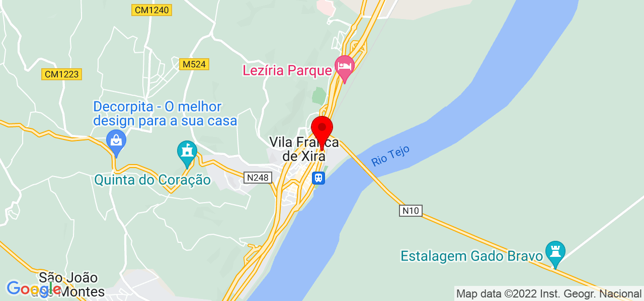 David Costa - Lisboa - Vila Franca de Xira - Mapa