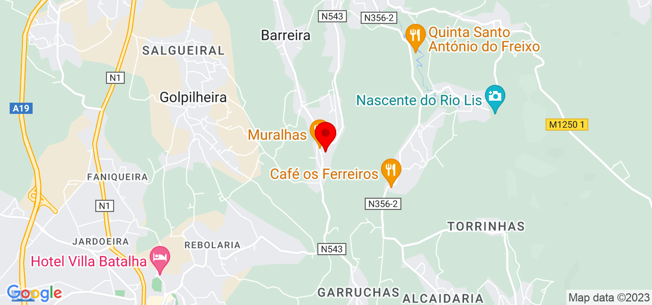 Duarte Silveira - Leiria - Leiria - Mapa