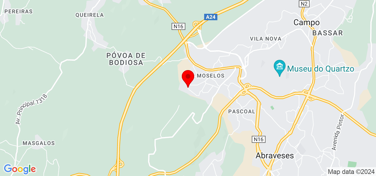 Luciane Bragança - Viseu - Viseu - Mapa