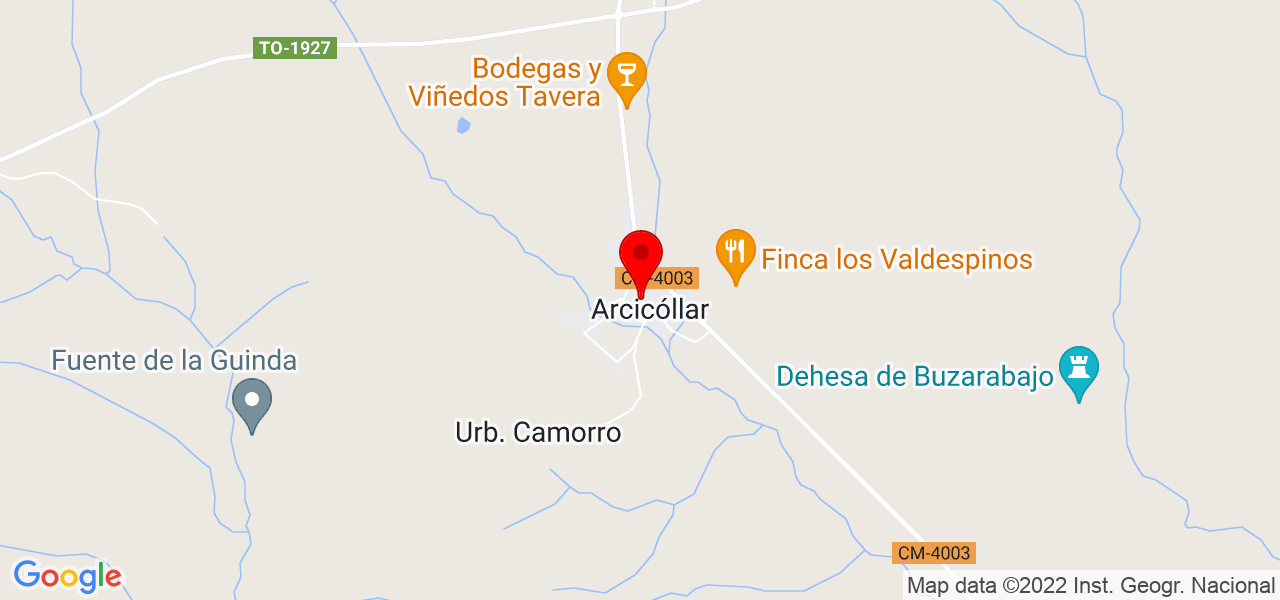 Jesica - Castilla-La Mancha - Arcicóllar - Mapa