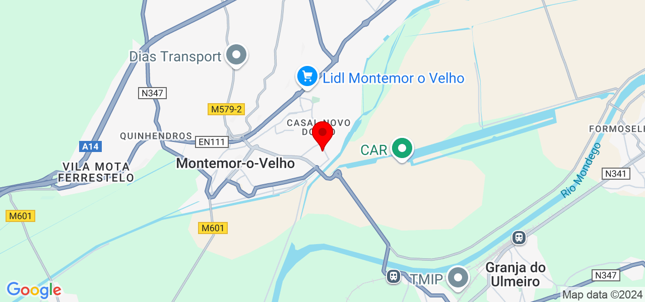 Rita Alberto - Coimbra - Montemor-o-Velho - Mapa