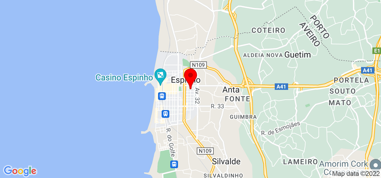 Samuel Gon&ccedil;alves | Web Designer Freelancer - Aveiro - Espinho - Mapa