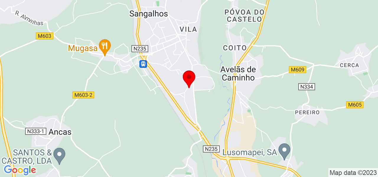 Dra. Paula Cristina Medeiros - Aveiro - Anadia - Mapa
