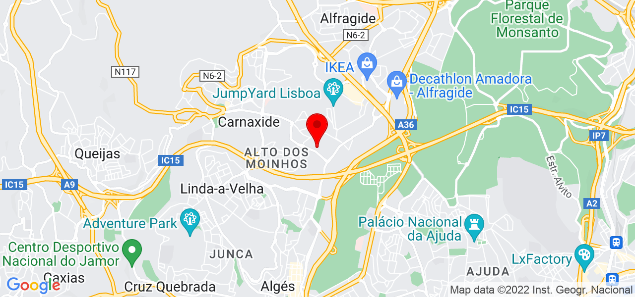 Geoplatina Lda - Lisboa - Oeiras - Mapa