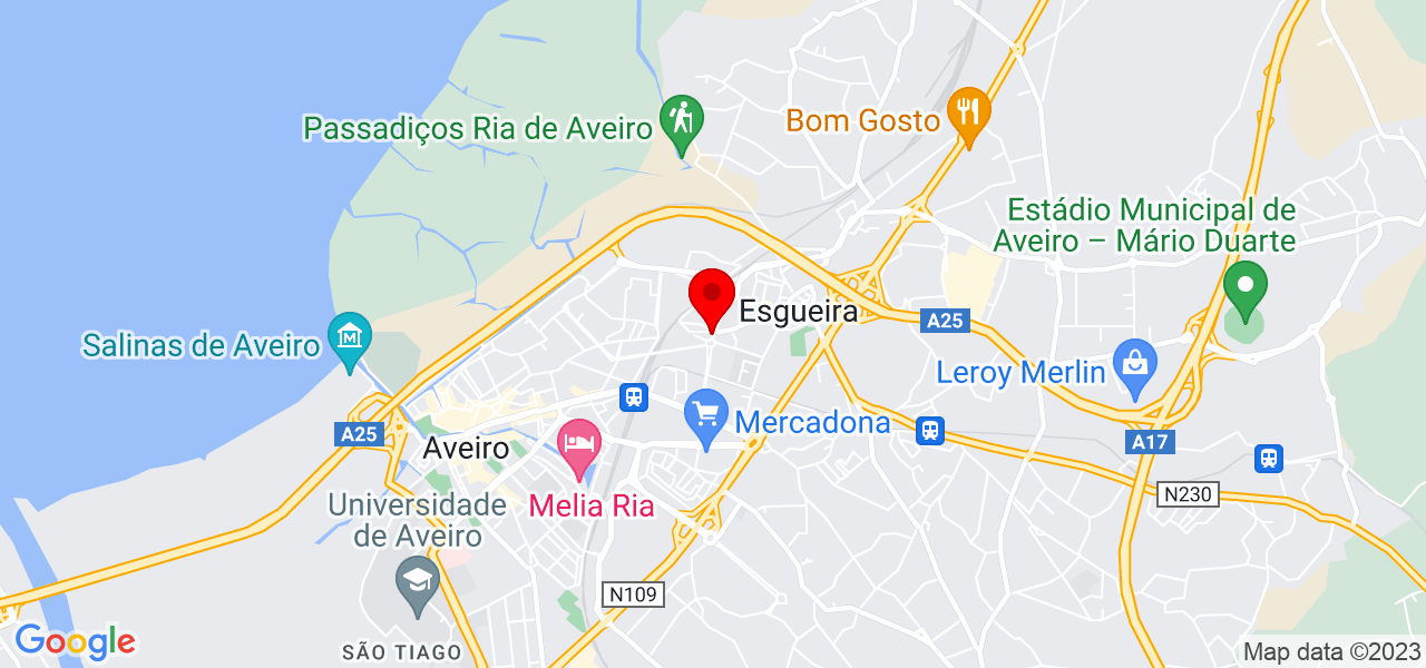 AGNA Repara&ccedil;&otilde;es &amp; Remodela&ccedil;&otilde;es - Aveiro - Aveiro - Mapa