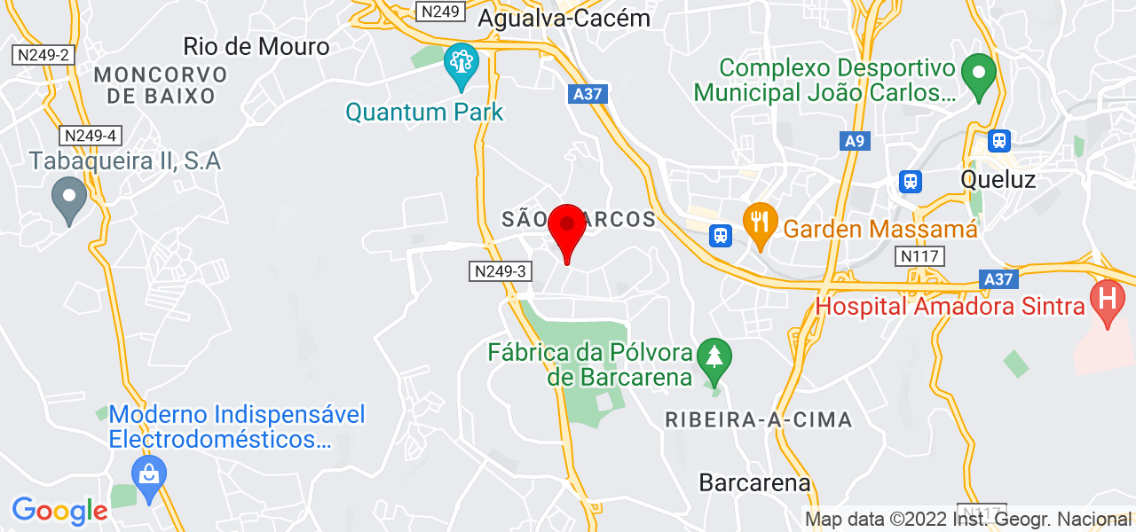 Apert&oacute;cinto - Lisboa - Sintra - Mapa