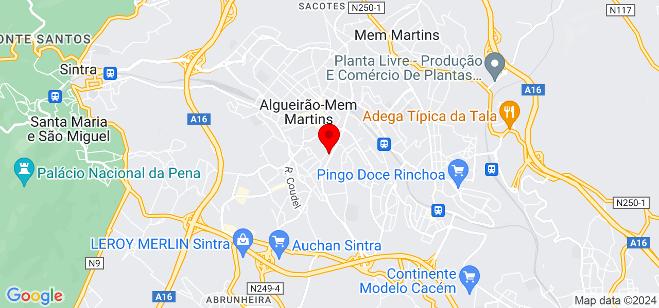 Gon&ccedil;alo Mendes - Lisboa - Sintra - Mapa
