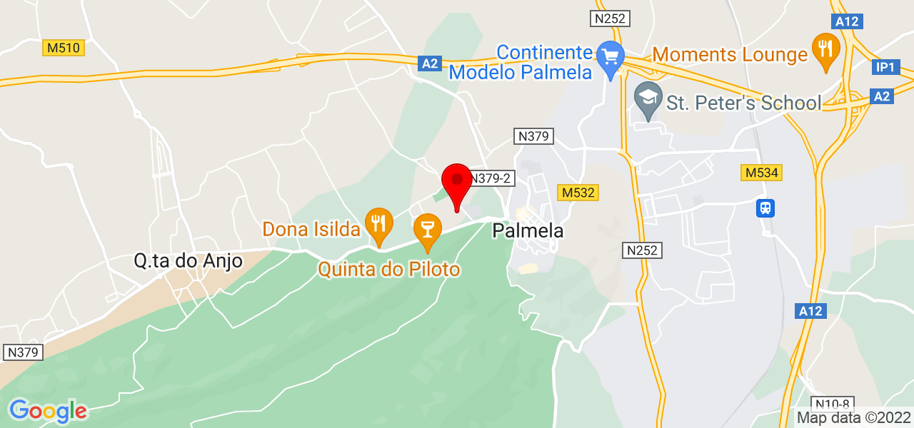 Diana Sousa - Setúbal - Palmela - Mapa