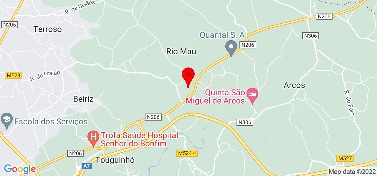 Carlos beltran - Porto - Vila do Conde - Mapa