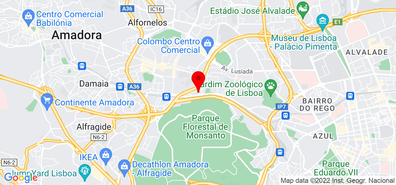 Pedro Ruivo - Lisboa - Lisboa - Mapa