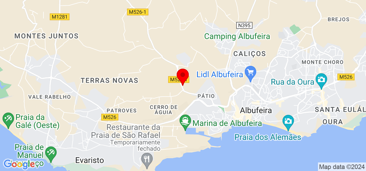 Carlos Branco - Faro - Albufeira - Mapa