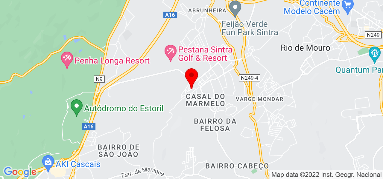 Ensaiomagistral - Lisboa - Sintra - Mapa