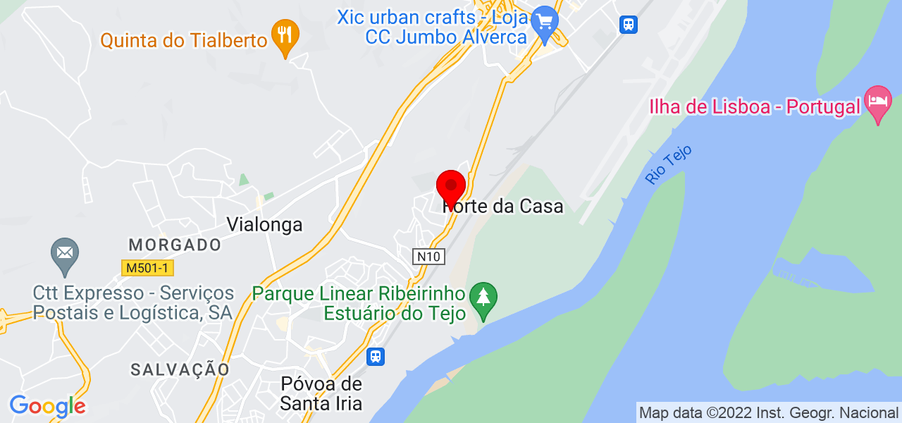 Jorge Andr&eacute; - Lisboa - Vila Franca de Xira - Mapa