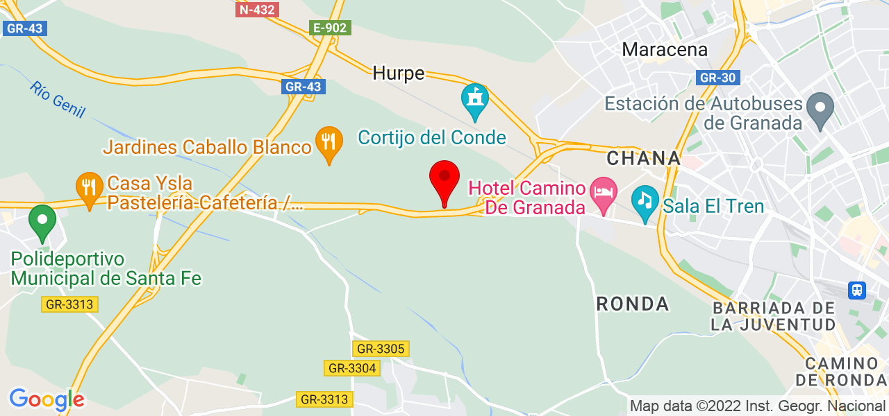María - Andalucía - Granada - Mapa