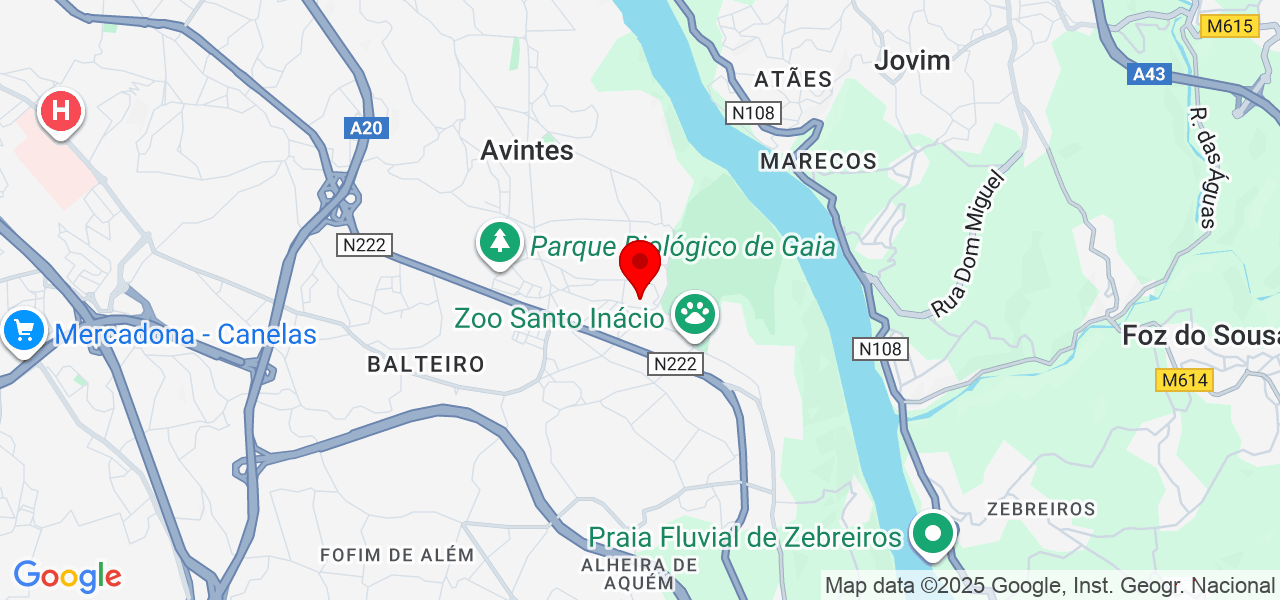 Olivia Martins - Porto - Vila Nova de Gaia - Mapa
