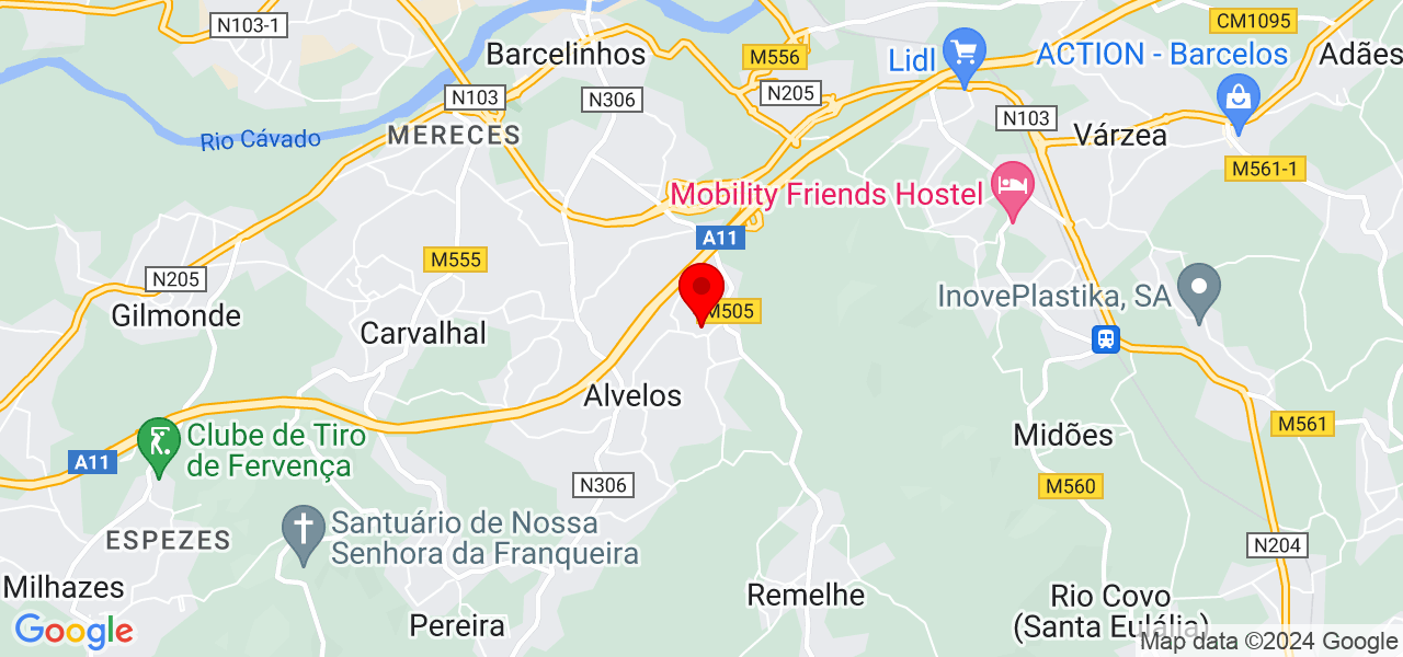 Ks - Braga - Barcelos - Mapa