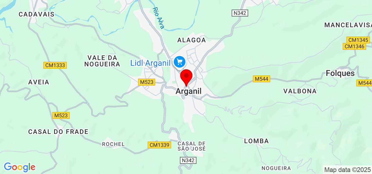 LM Solutions - Coimbra - Arganil - Map