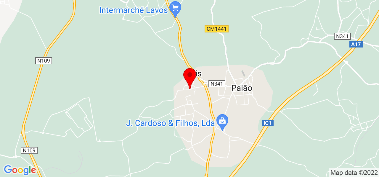 Telma Neves - Coimbra - Figueira da Foz - Mapa