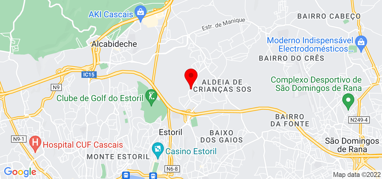 Gon&ccedil;alo ventura - Lisboa - Cascais - Mapa