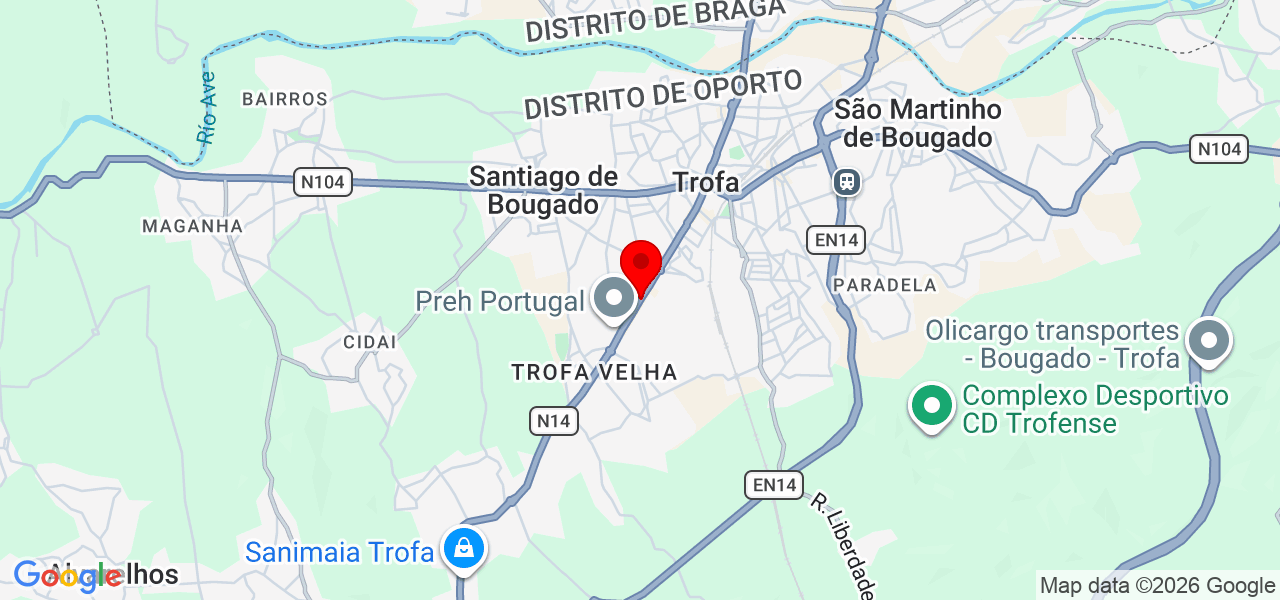 Rodrigo Azevedo - Porto - Trofa - Mapa