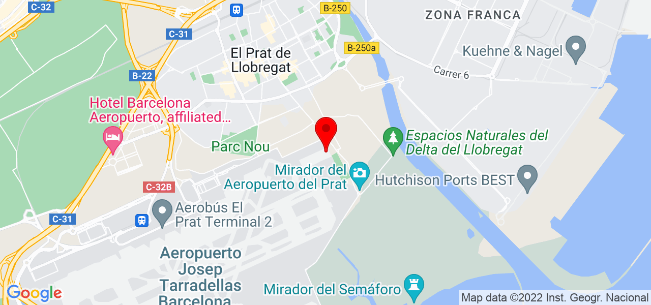 Servihollin - Cataluña - El Prat de Llobregat - Mapa