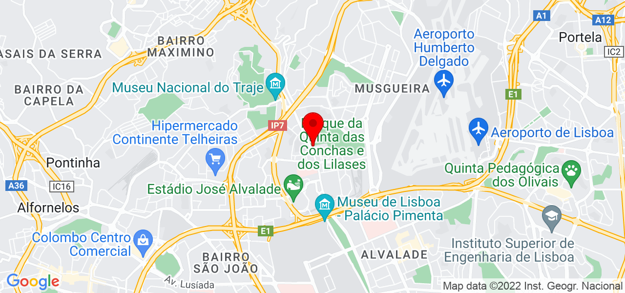Joana - Lisboa - Lisboa - Mapa