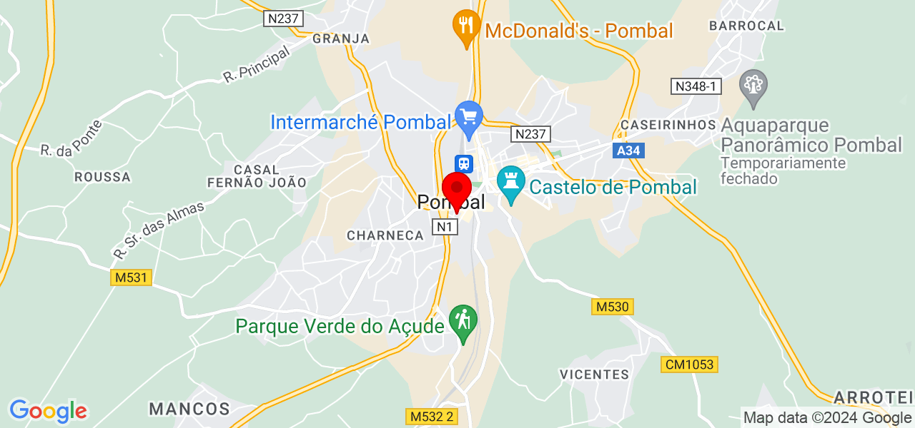 Lucia - Leiria - Pombal - Mapa