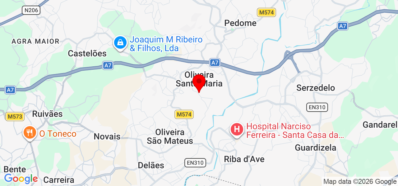 BestSolar - Braga - Vila Nova de Famalicão - Karte