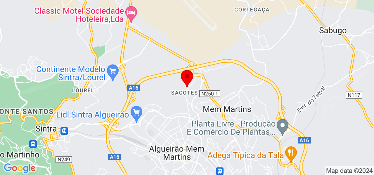 Luciana Cardoso - Lisboa - Sintra - Mapa