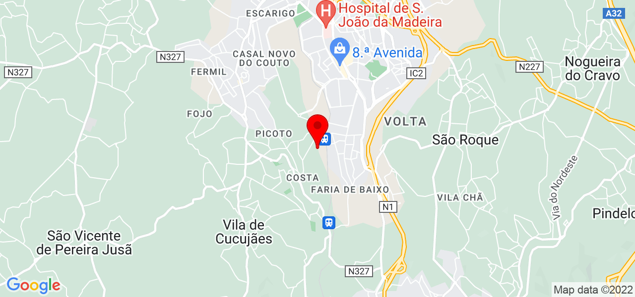 João Marques - Aveiro - Oliveira de Azeméis - Mapa