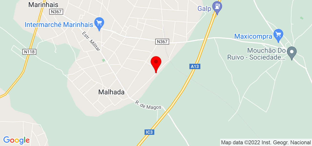 Helder Brilhante - Santarém - Salvaterra de Magos - Mapa