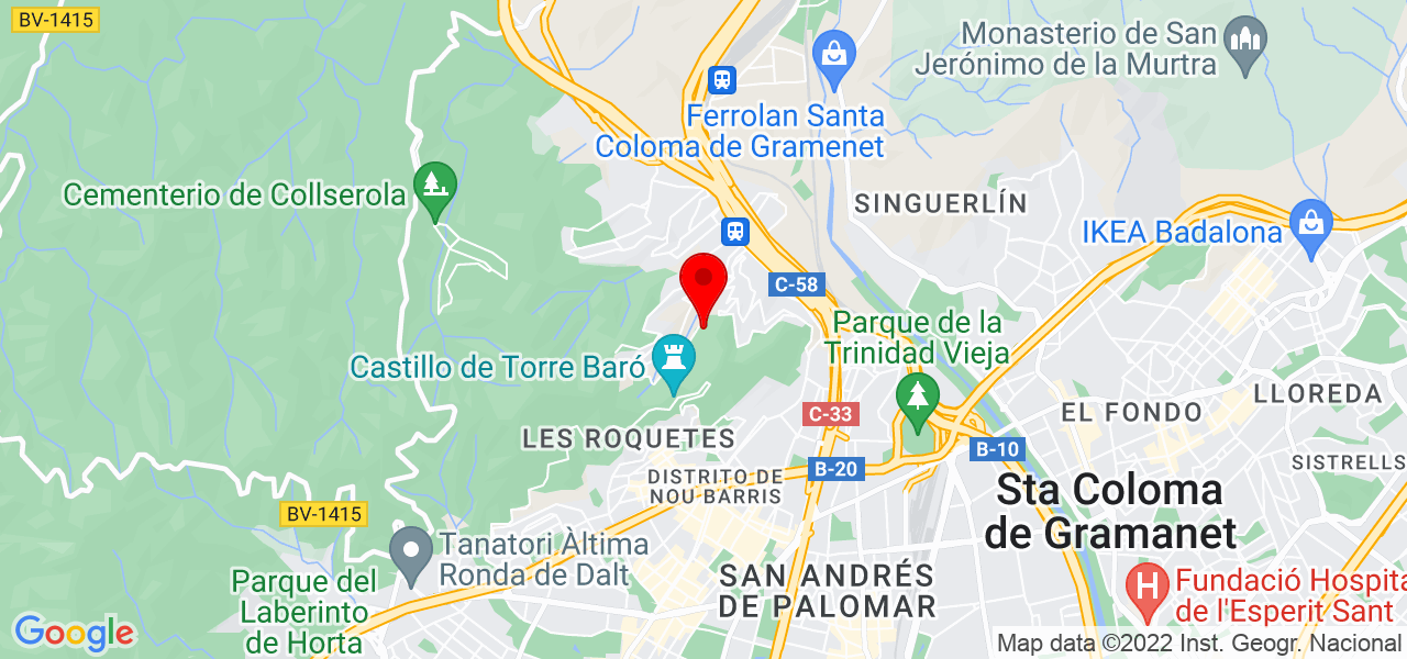 Isabel - Cataluña - Barcelona - Mapa