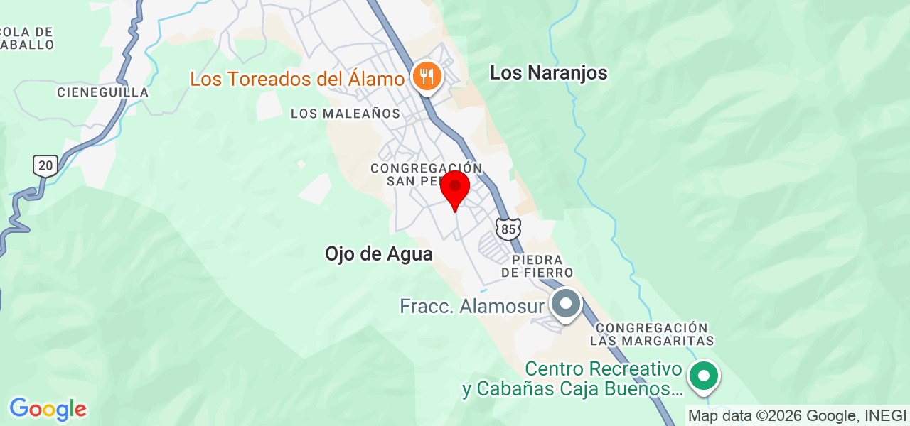 Imagenes 360 - Nuevo León - Santiago - Mapa
