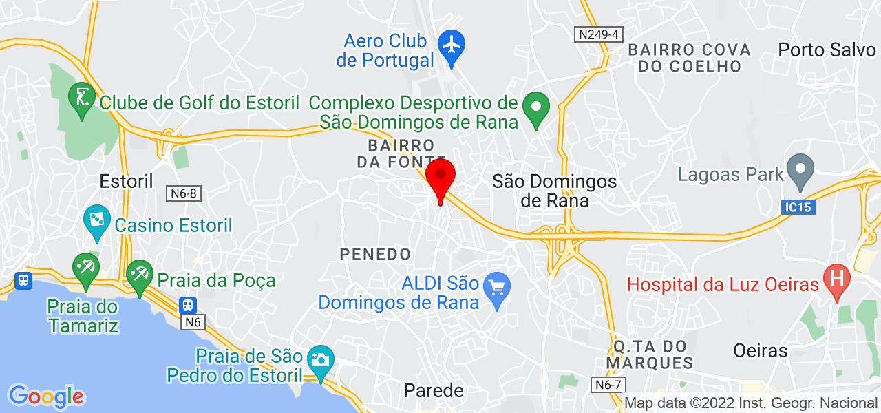 Jean Morais - Lisboa - Cascais - Mapa