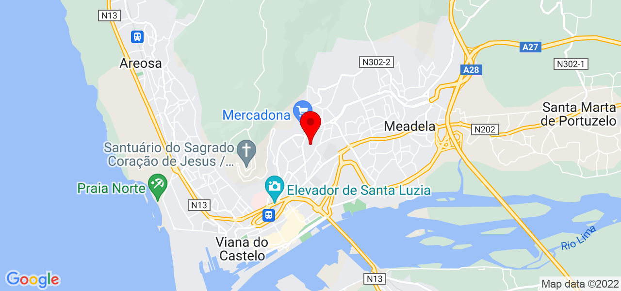Marisa Borlido - Viana do Castelo - Viana do Castelo - Mapa